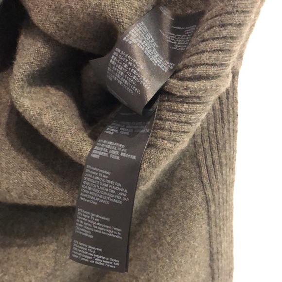 AllSaints Tara Military Green Cashmere Blend Sweater - Picture 9 of 12